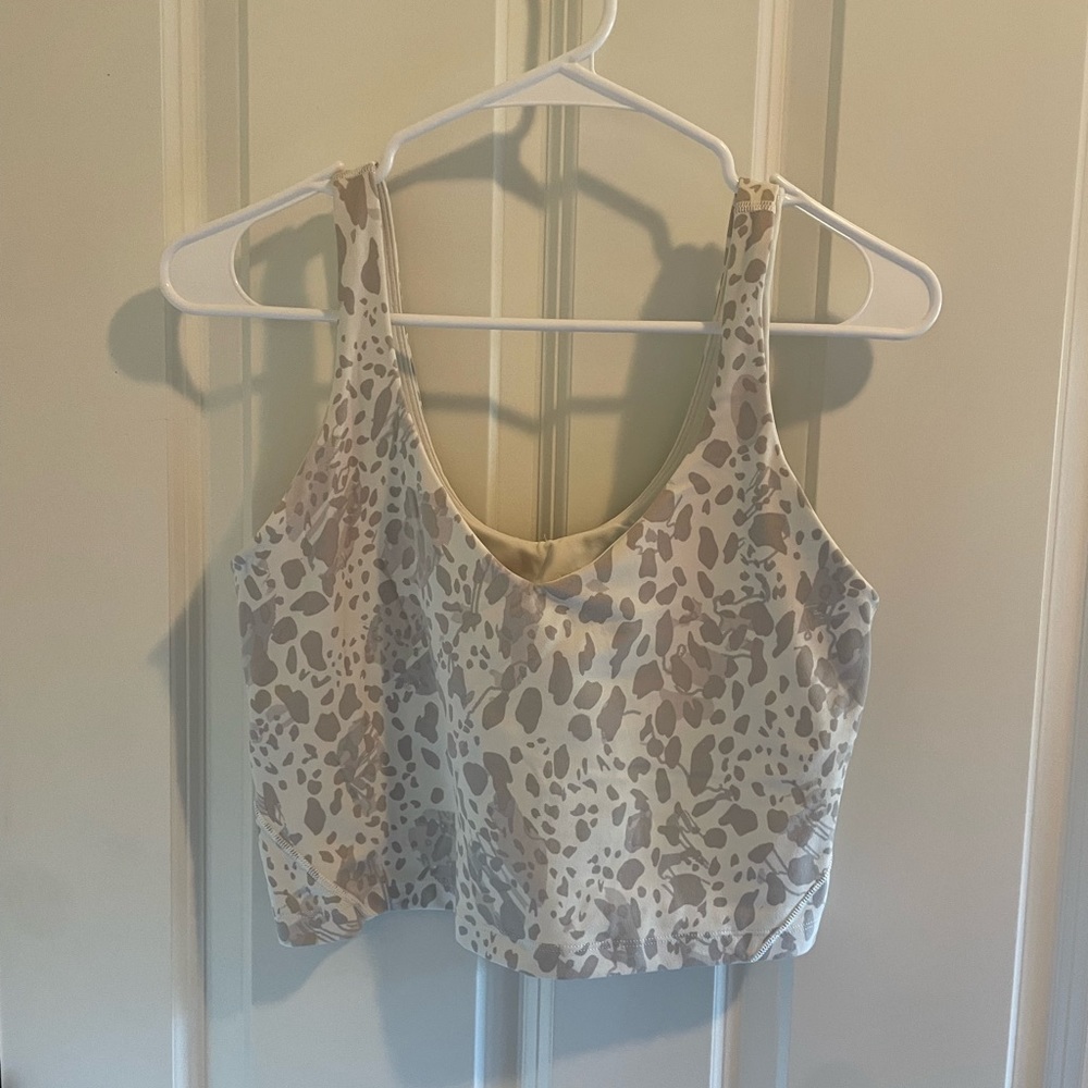 Lululemon Align Tank in Cheetah Camo Antique White Multi